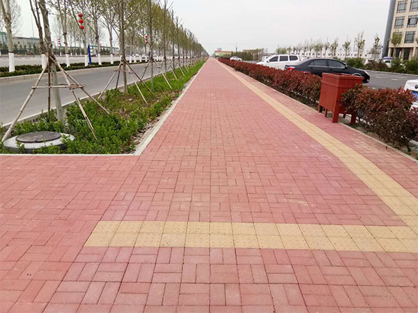 菏泽透水砖工程案例